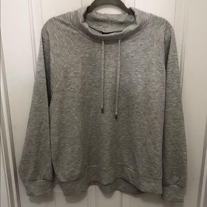 NET Scoop Scuba funnel neck sweatshirt